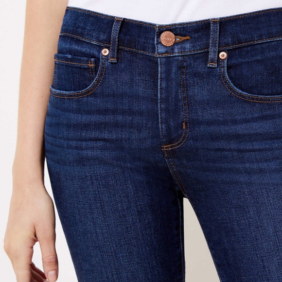 LOFT Slim Pockets Skinny Jeans Size 8 NWT - Picture 2 of 10